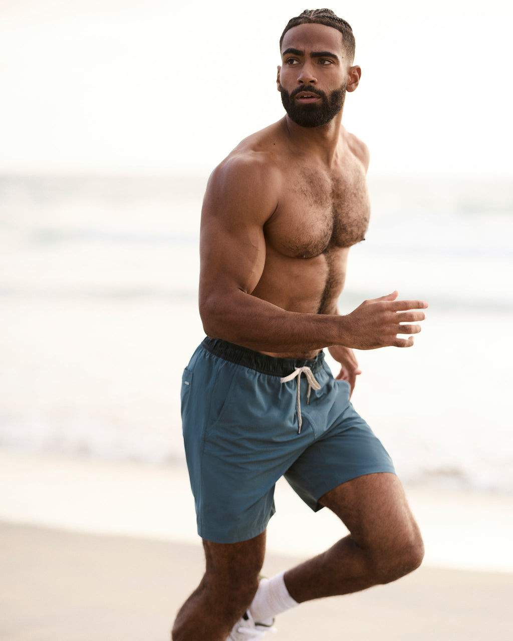 Kore Short Unlined 7" | Storm Blue Color Block