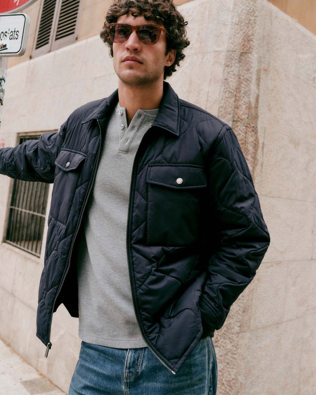 Echo Quilted Jacket | Black