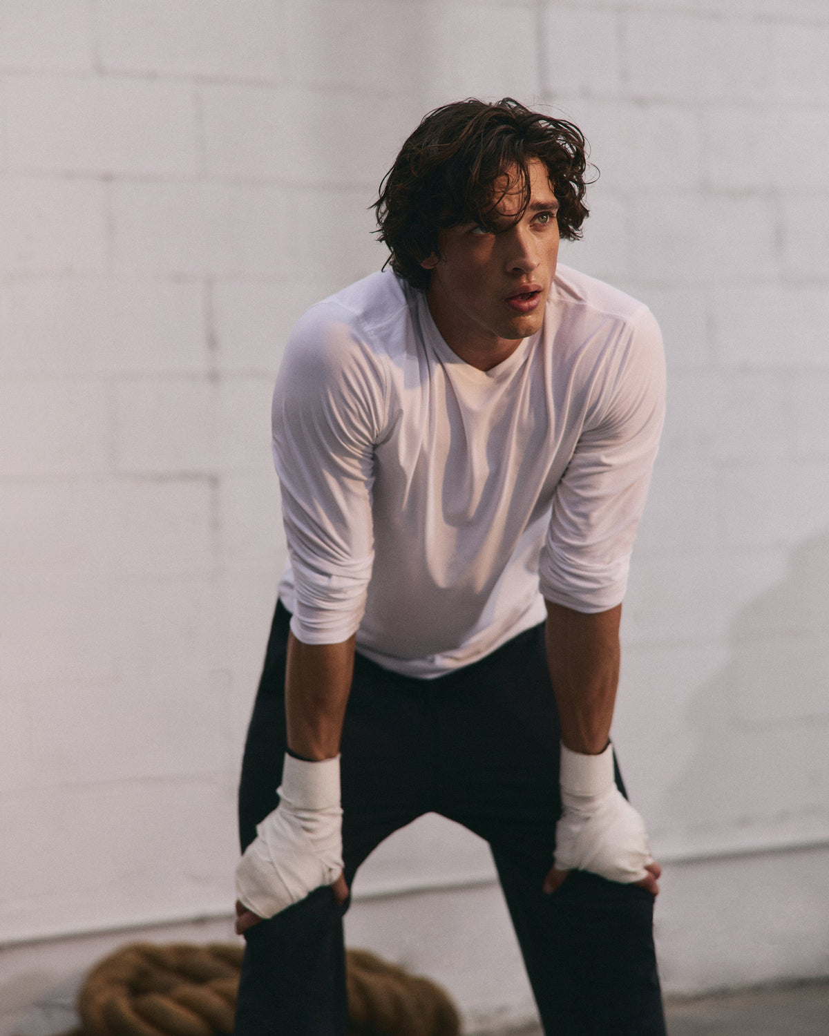 Long Sleeve Strato Tech Tee | Acorn Heather