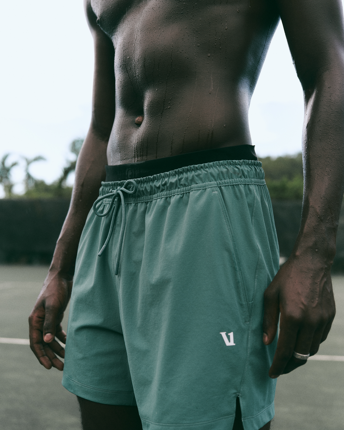 Crosscourt Short Unlined 7" | Black