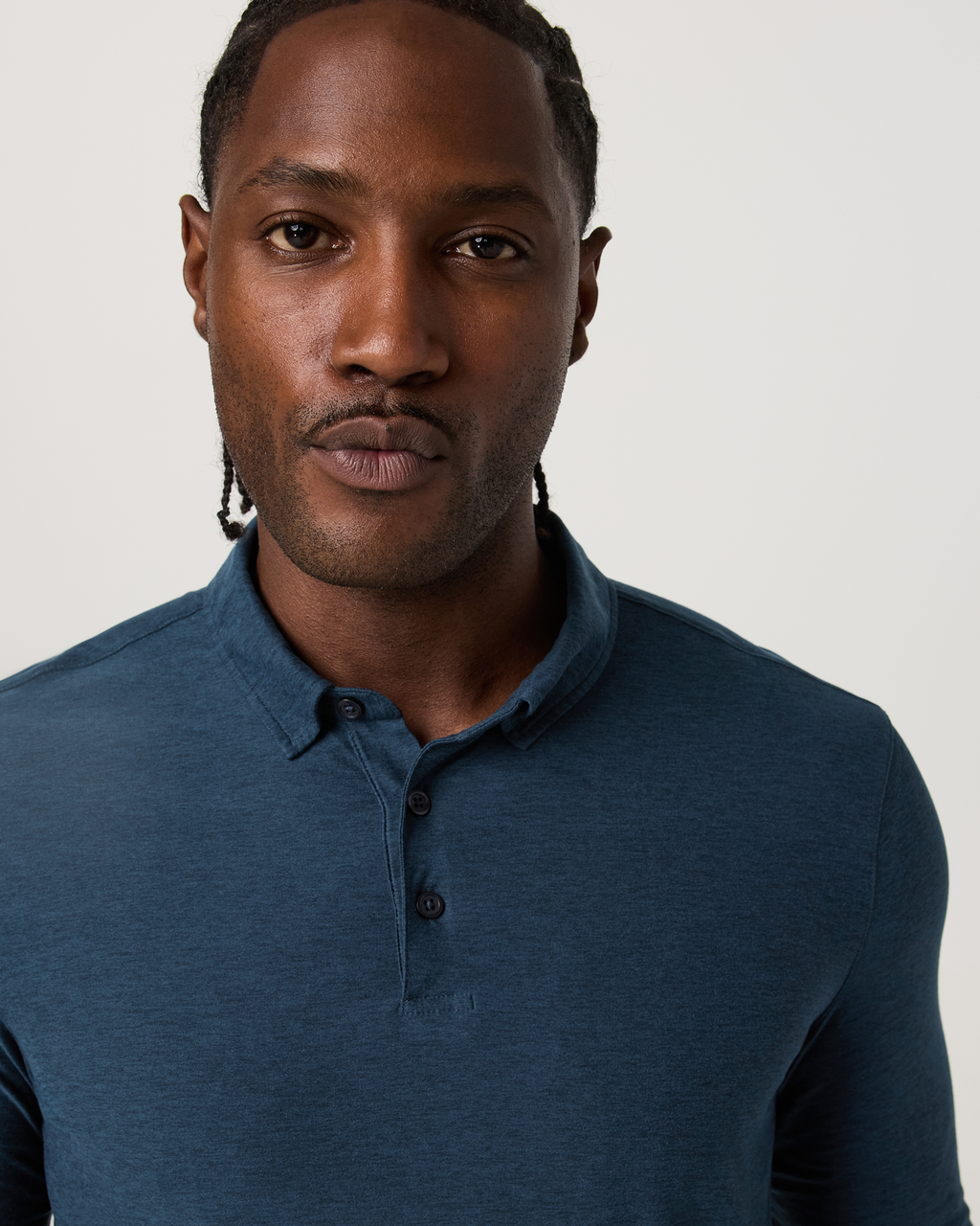 Long Sleeve Strato Tech Polo | Charcoal Heather