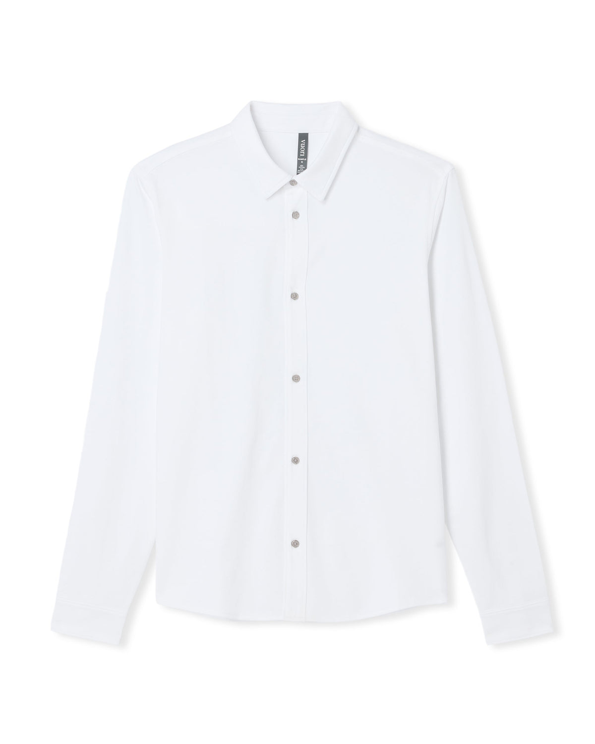 Long Sleeve Knit Oxford Button Down - Classic Fit | Black