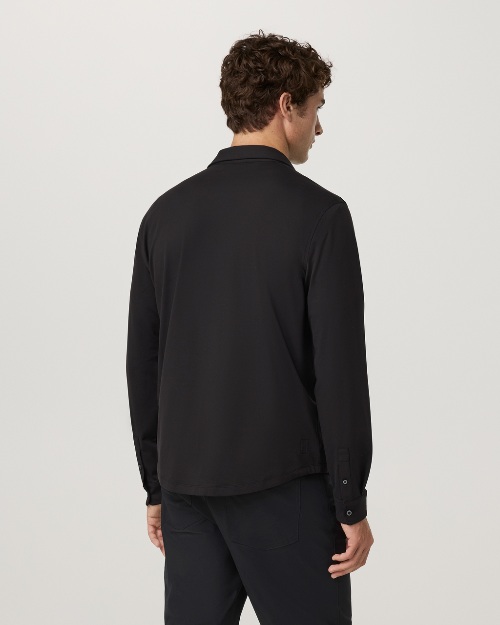 Long Sleeve Ponto Button Down Shirt | White