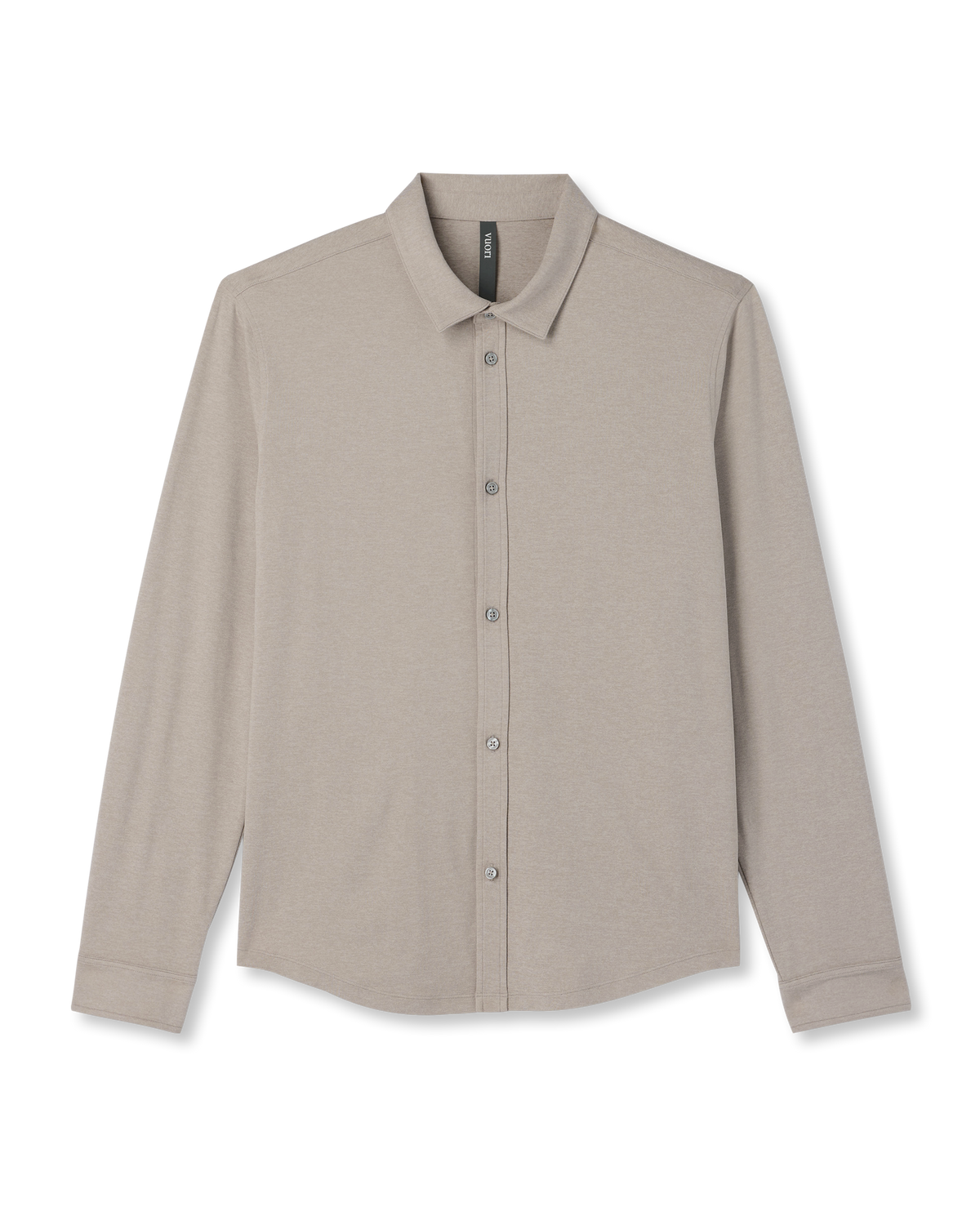 Long Sleeve Ponto Button Down Shirt | Azure Heather