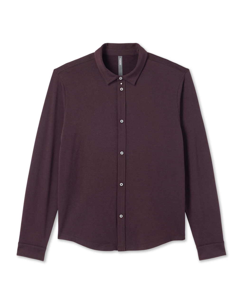 Long Sleeve Ponto Button Down Shirt | Black