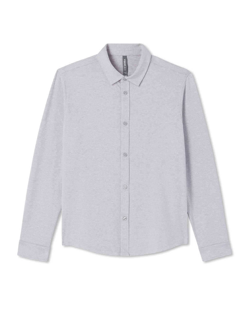 Long Sleeve Ponto Button Down Shirt | Azure Heather