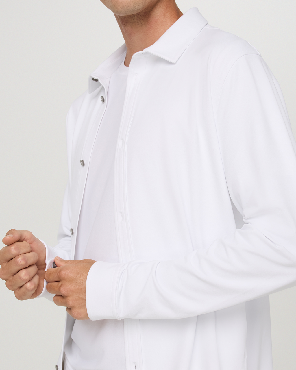 Long Sleeve Ponto Button Down Shirt | Black