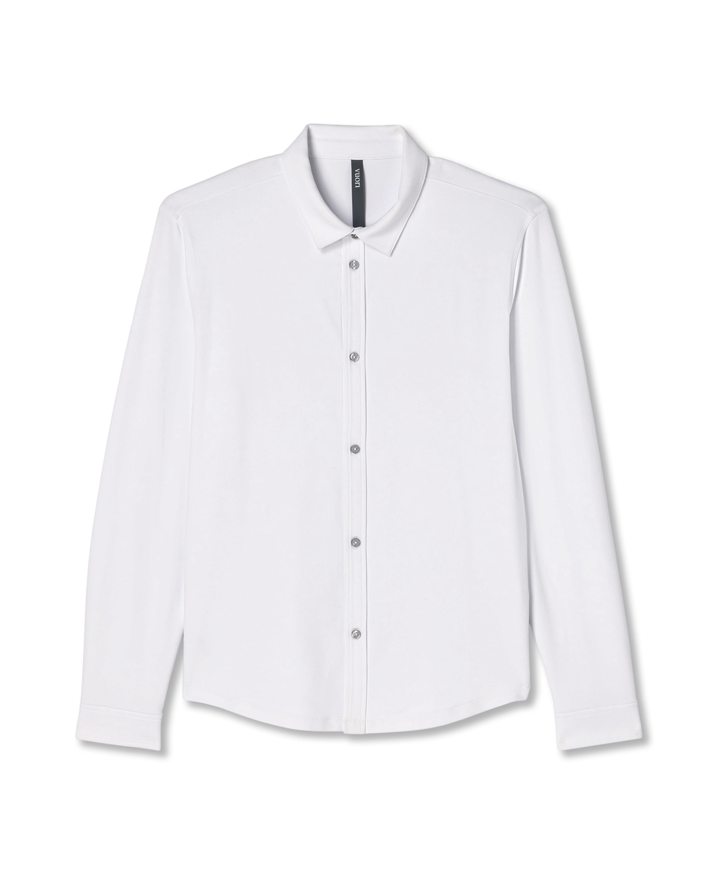 Long Sleeve Ponto Button Down Shirt | Light Heather Grey