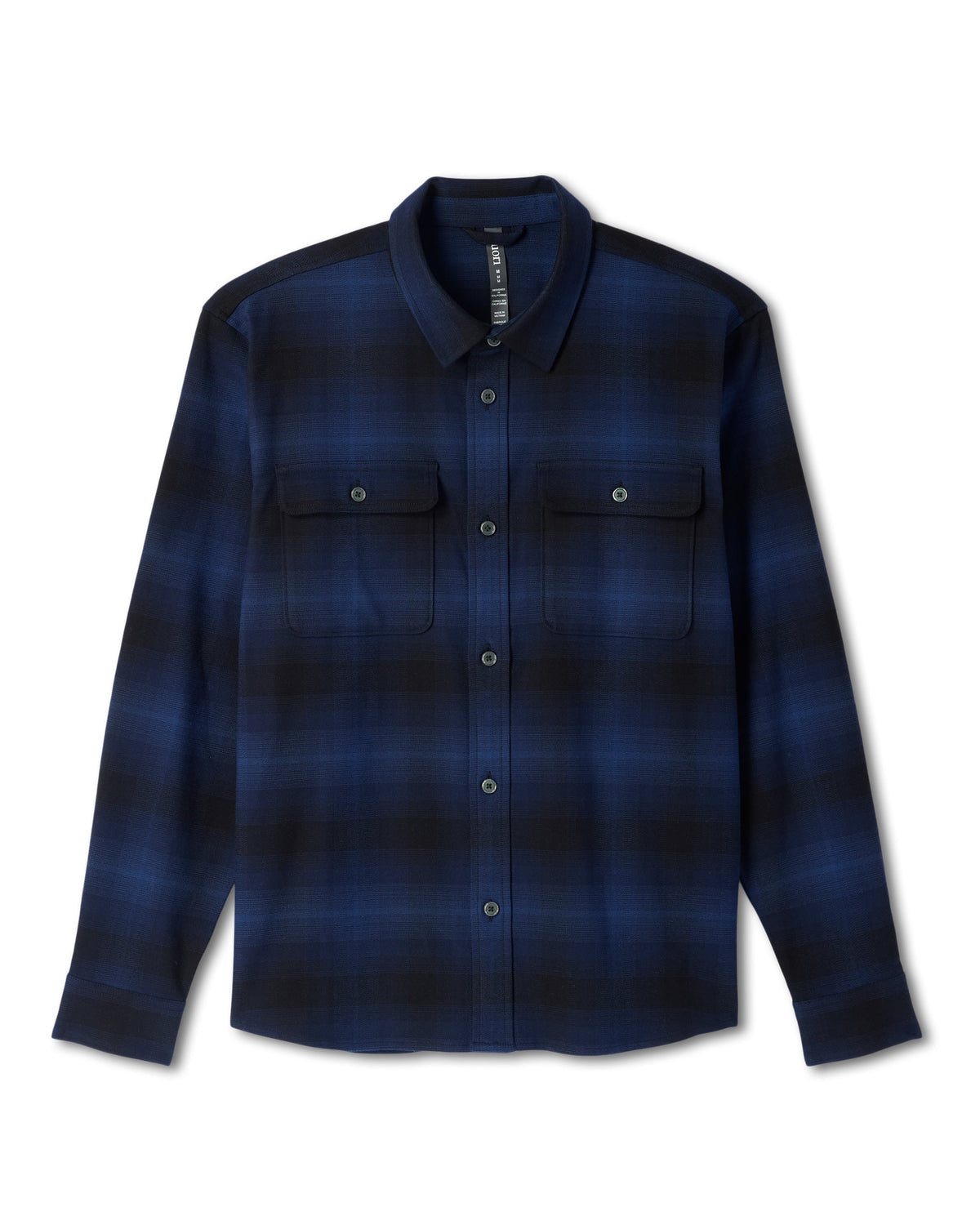 Long Sleeve Flannel Button Down Shirt | Blue Coast