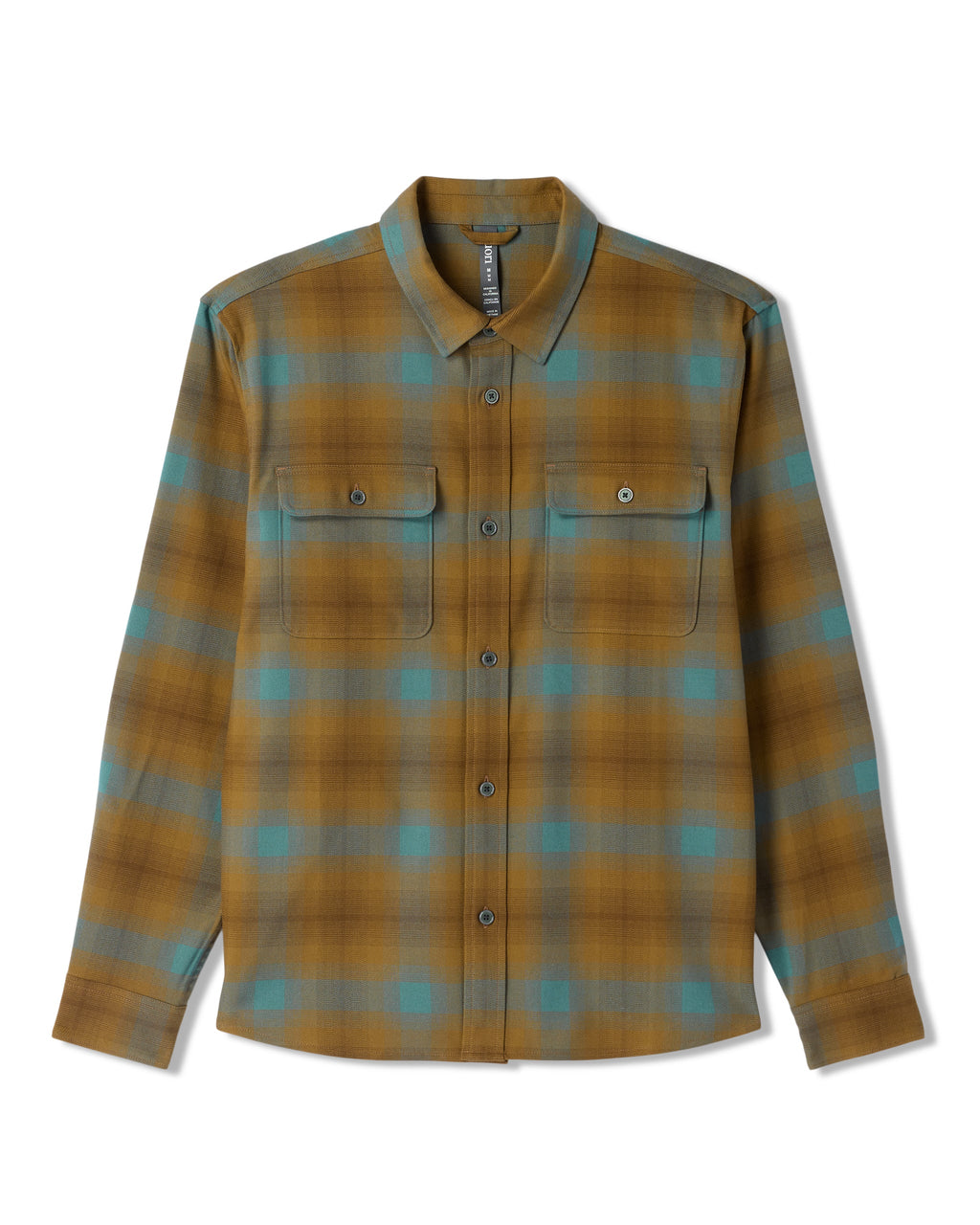 Long Sleeve Flannel Button Down Shirt | Bluegrass
