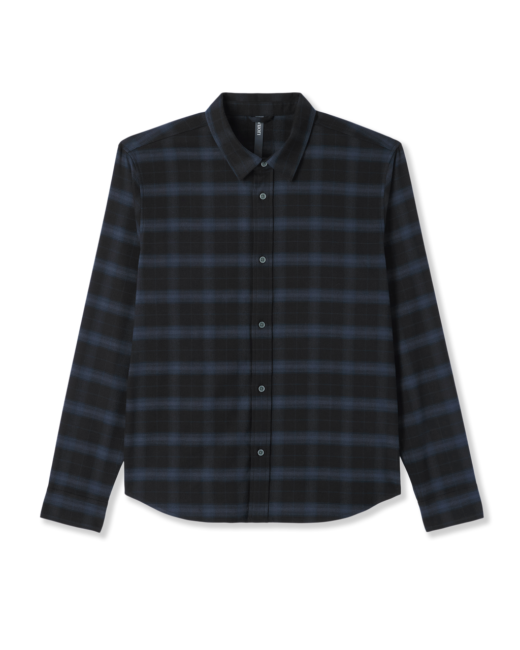 Long Sleeve Midweight Flannel Shirt | Sky Grey