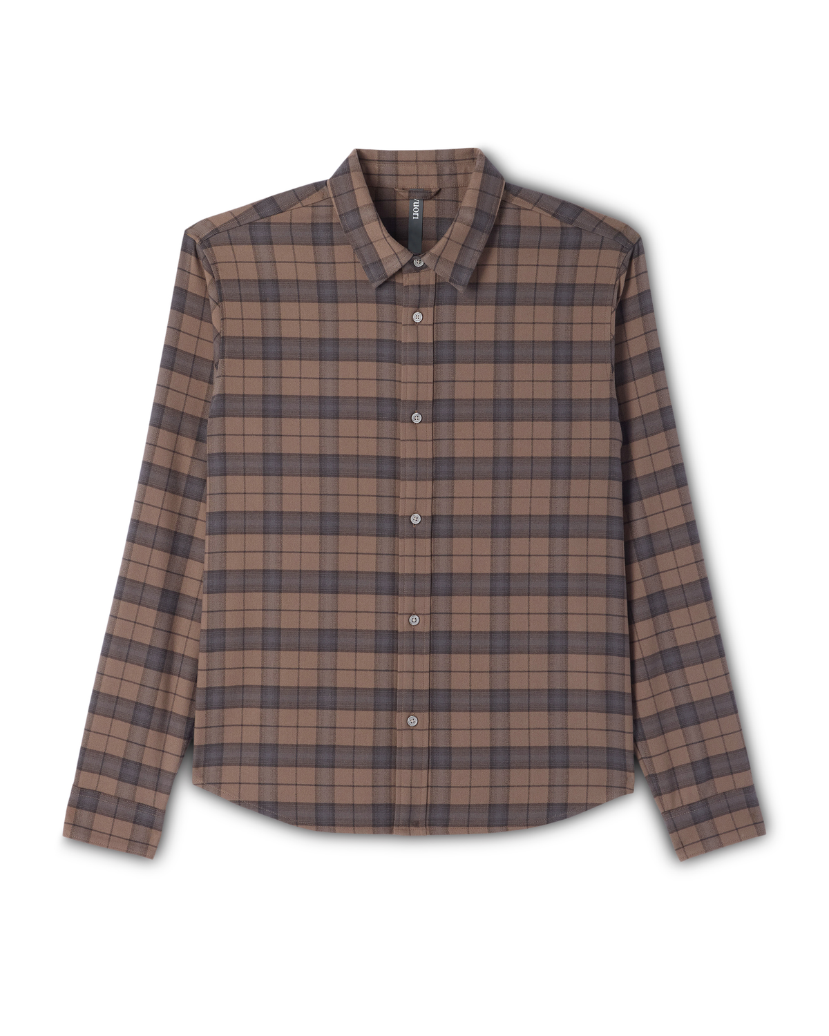 Long Sleeve Midweight Flannel Shirt | Grey Heather