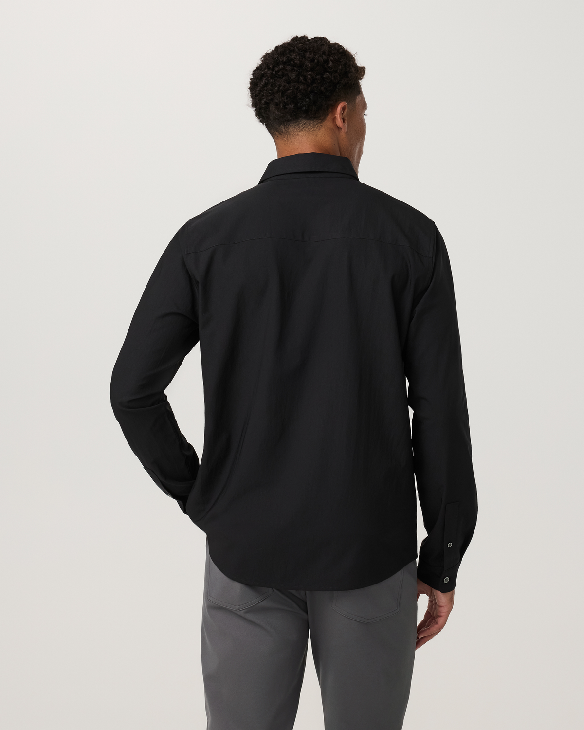 Long Sleeve Manhattan Button Down Shirt | White