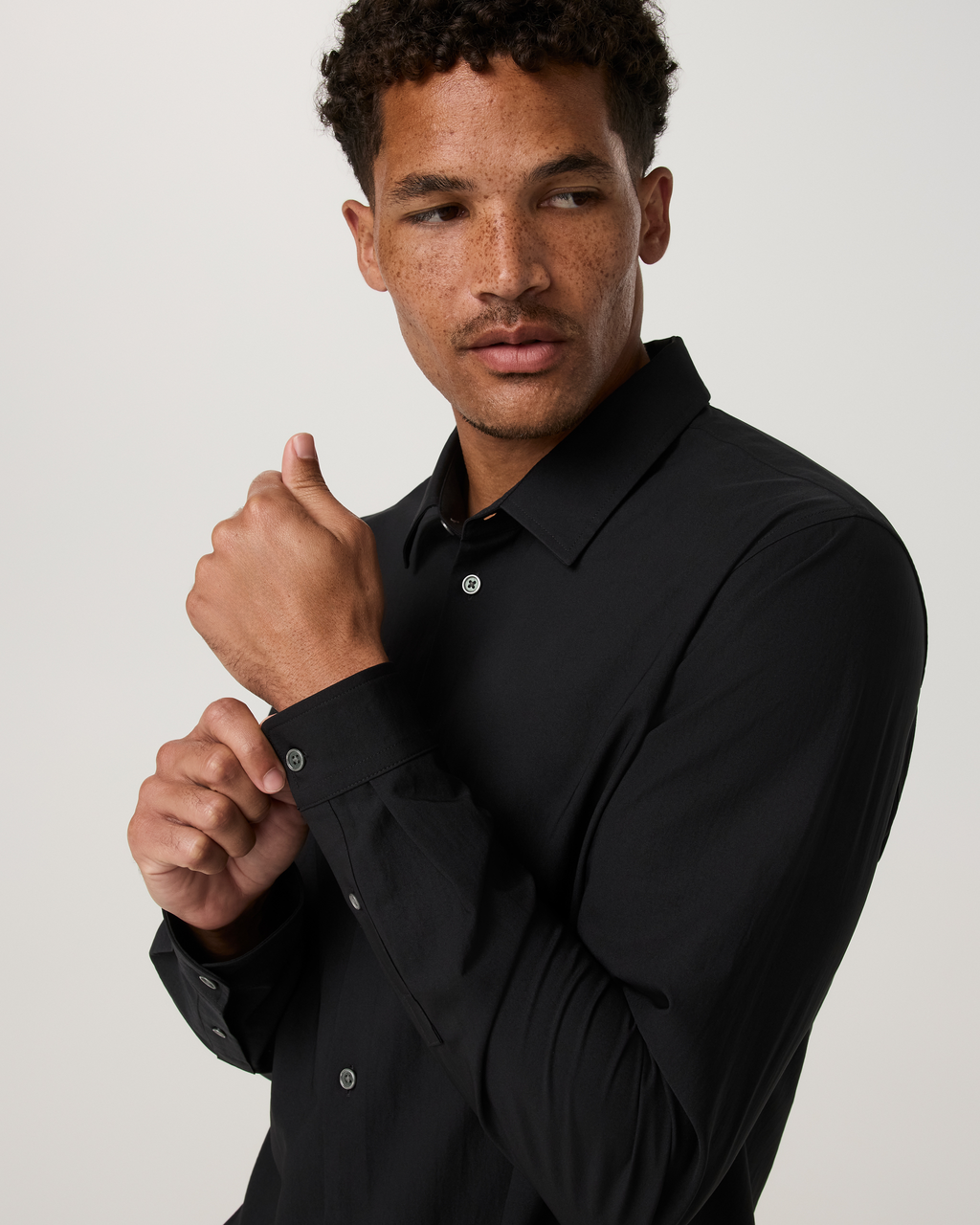 Long Sleeve Manhattan Button Down Shirt | White