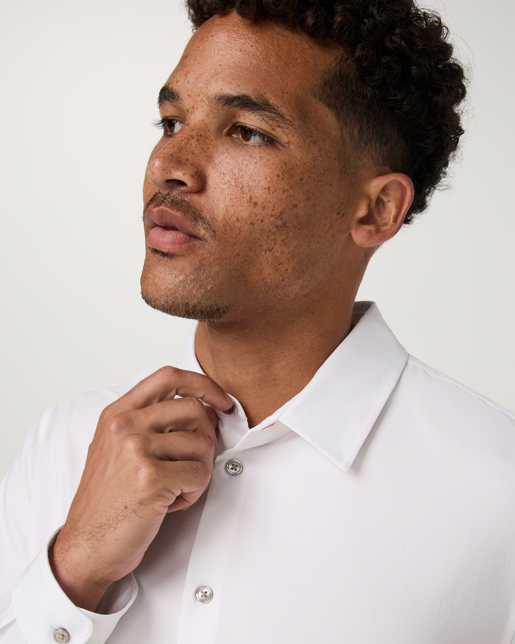 Long Sleeve Manhattan Button Down Shirt | Black