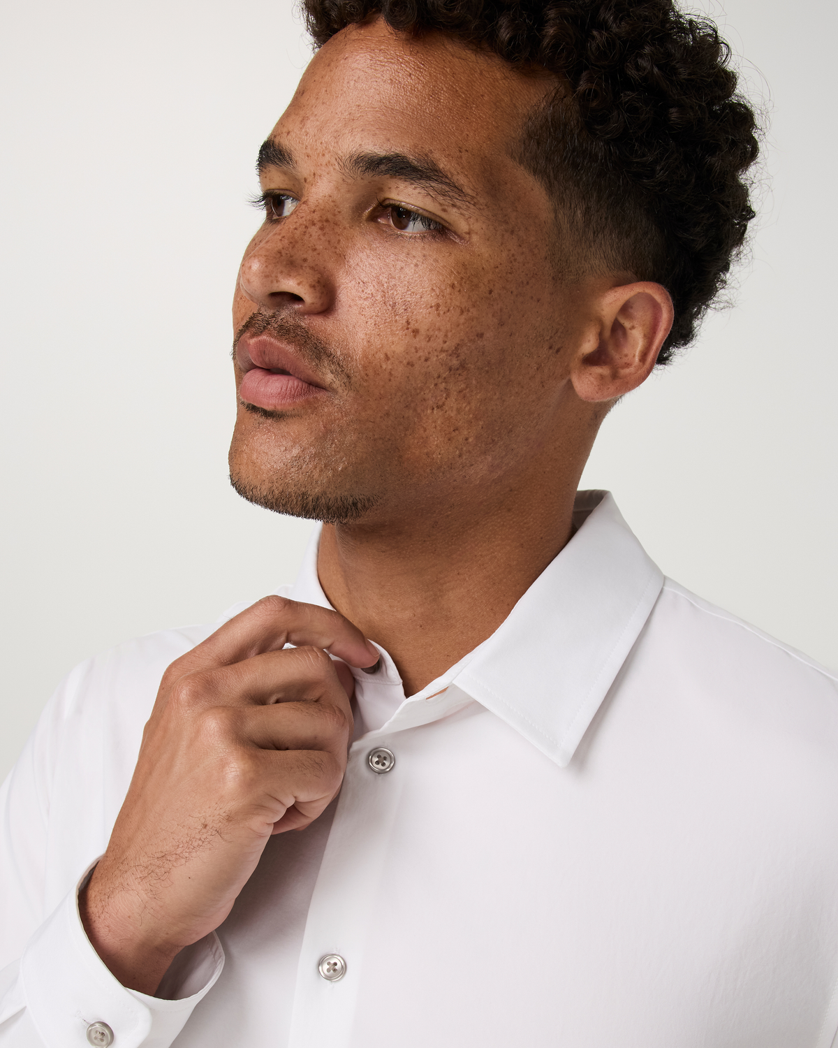 Long Sleeve Manhattan Button Down Shirt | Black