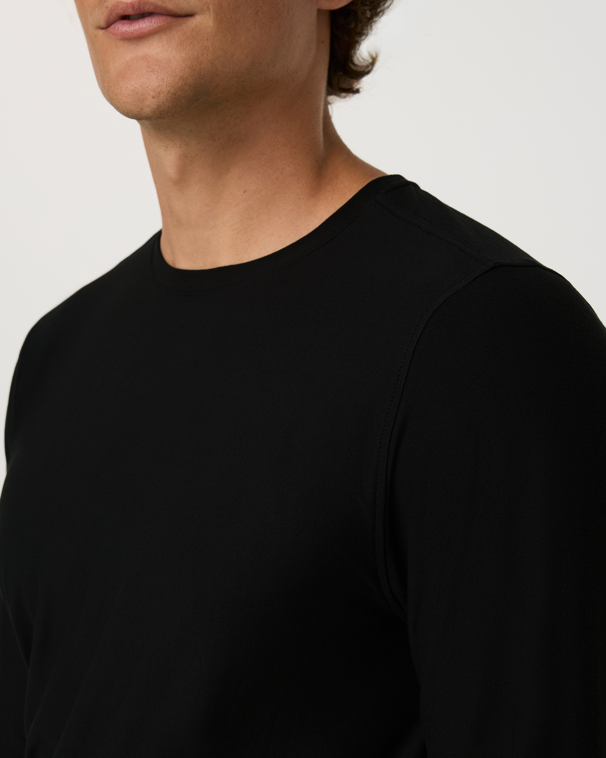 Long Sleeve Strato Tech Tee | Acorn Heather