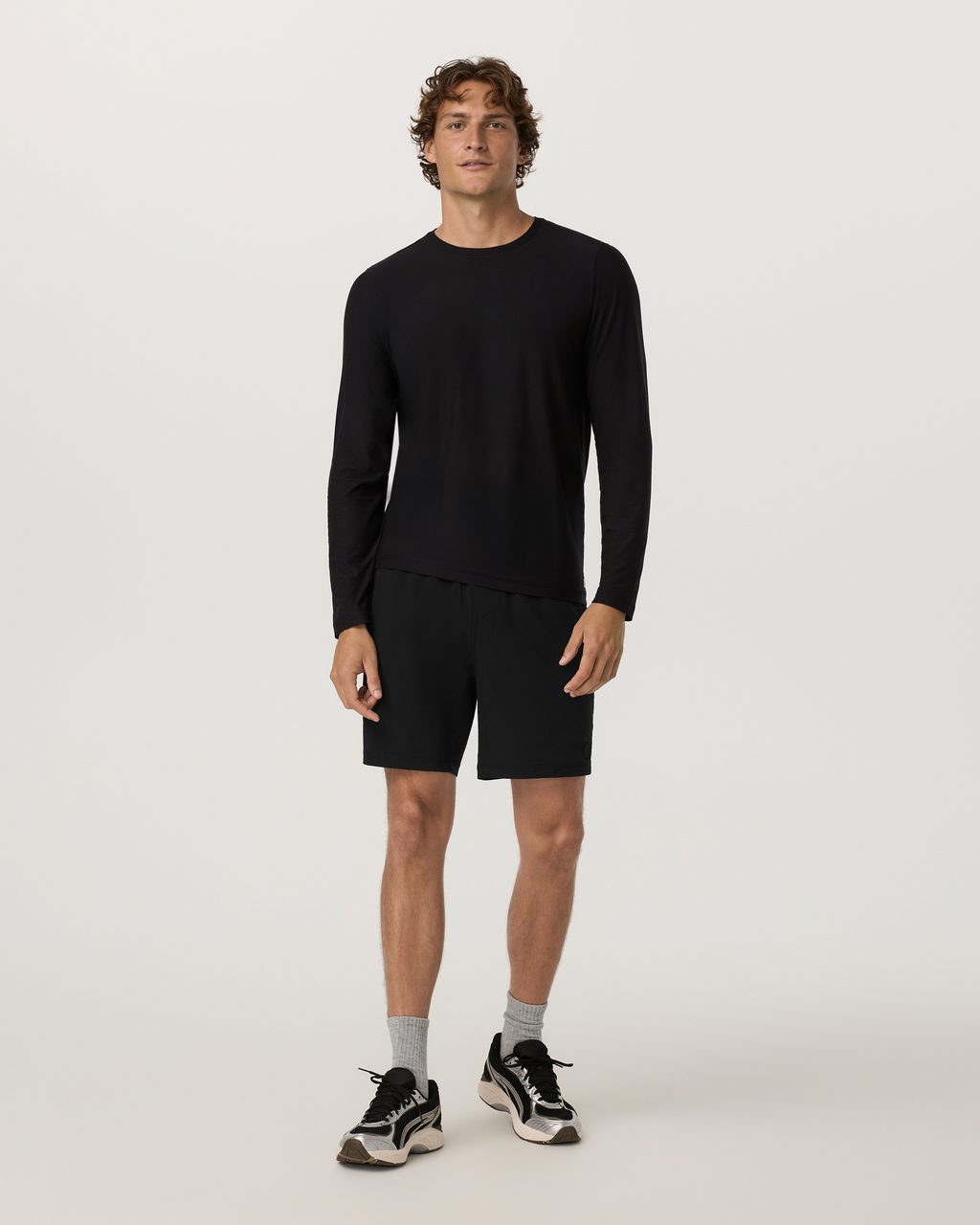 Long Sleeve Strato Tech Tee | Hemlock Heather