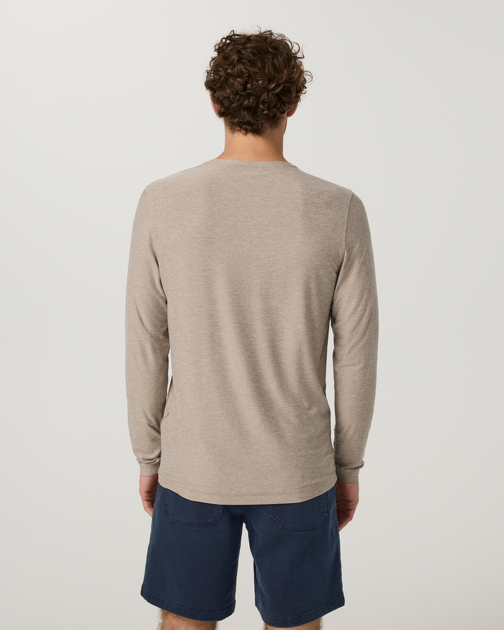 Long Sleeve Strato Tech Tee | Charcoal Heather