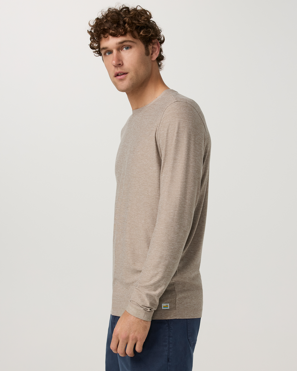 Long Sleeve Strato Tech Tee | Charcoal Heather
