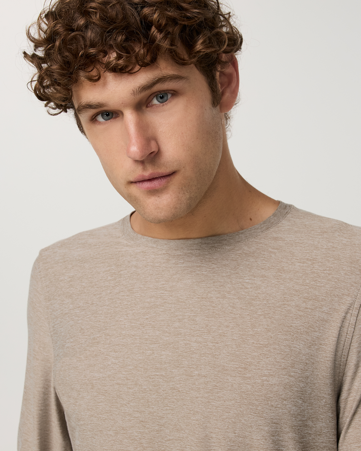 Long Sleeve Strato Tech Tee | Charcoal Heather