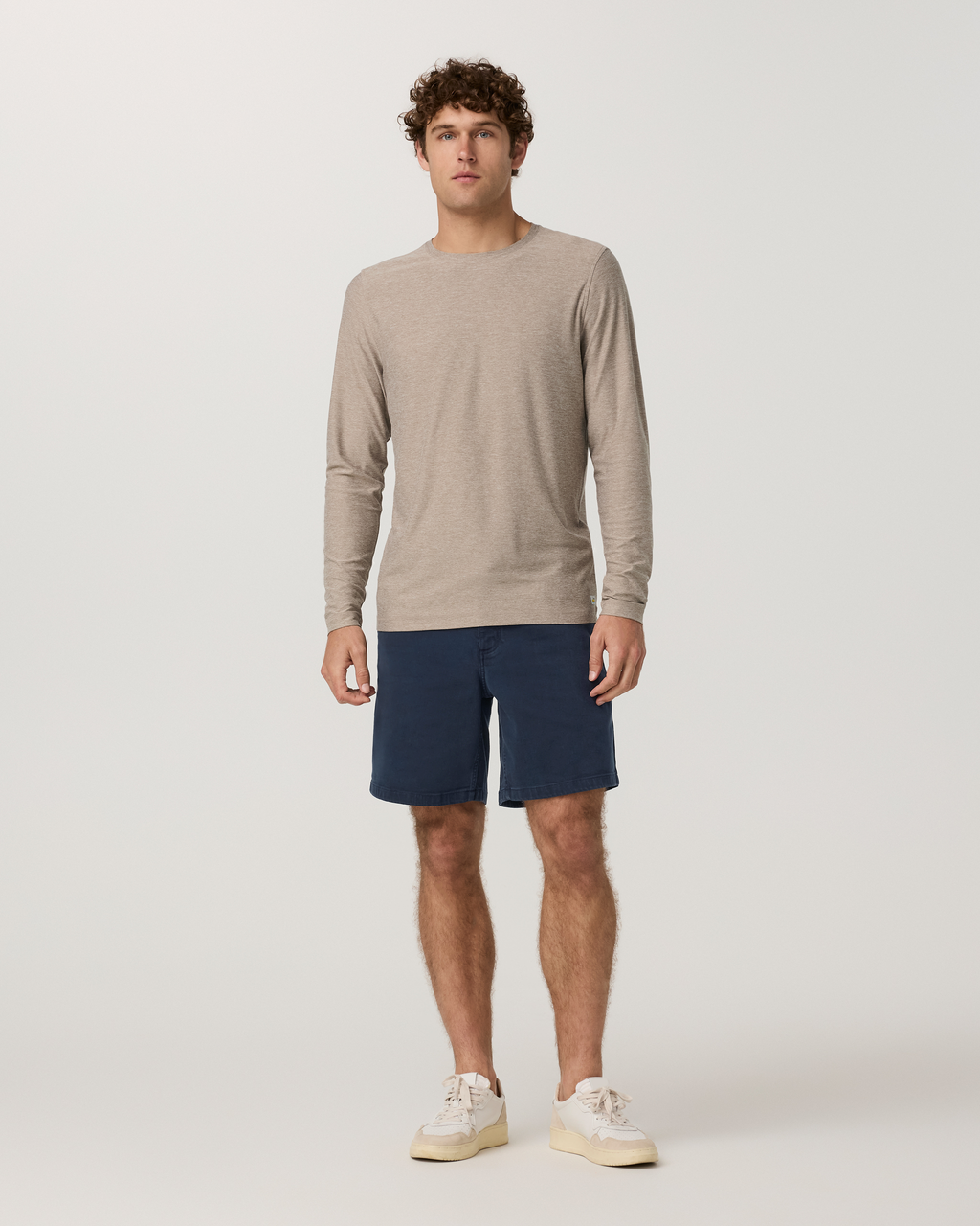 Long Sleeve Strato Tech Tee | Hemlock Heather