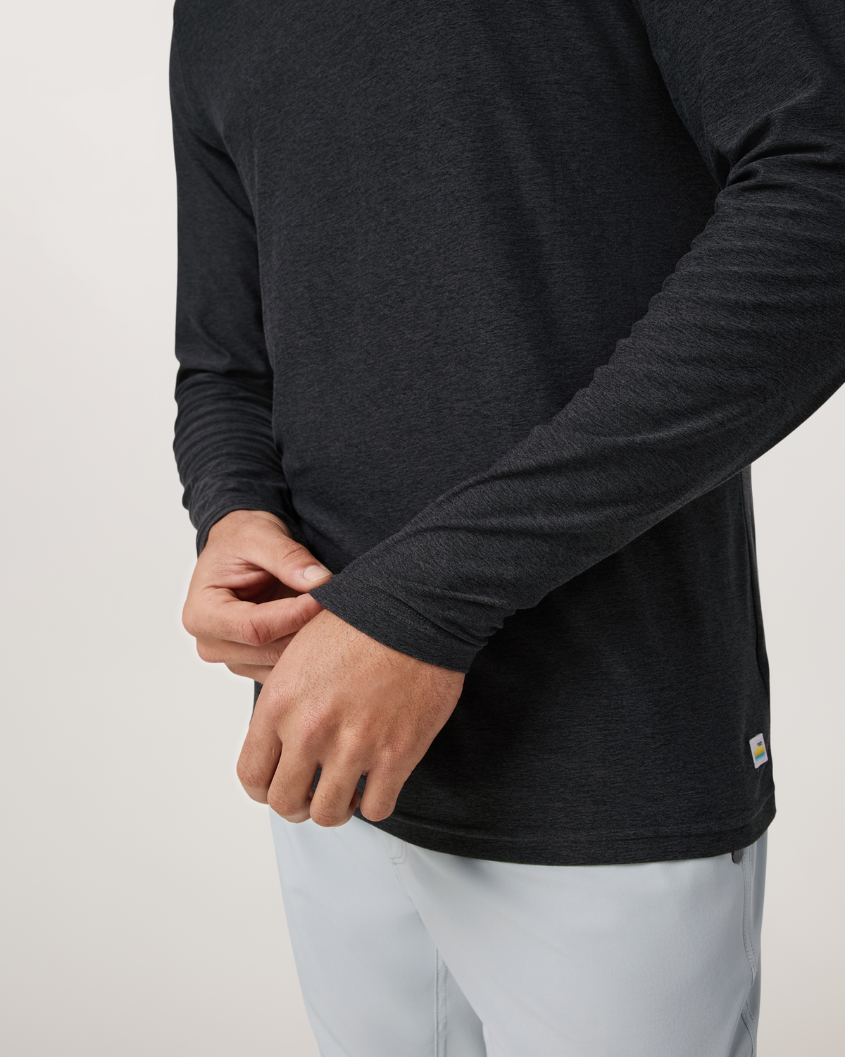 Long Sleeve Strato Tech Tee | Hemlock Heather