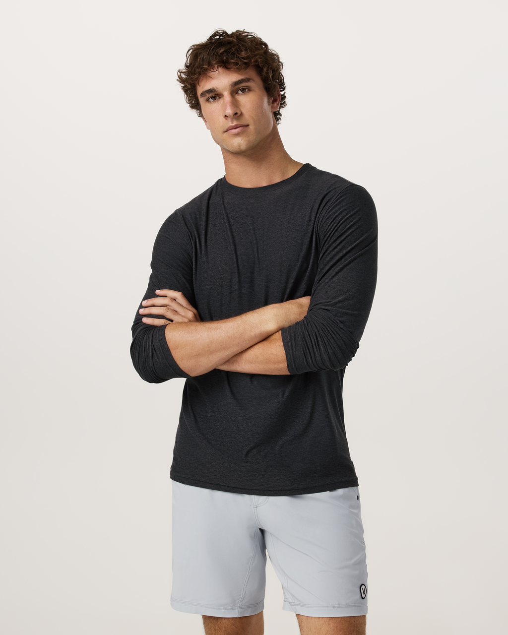 Long Sleeve Strato Tech Tee | Acorn Heather