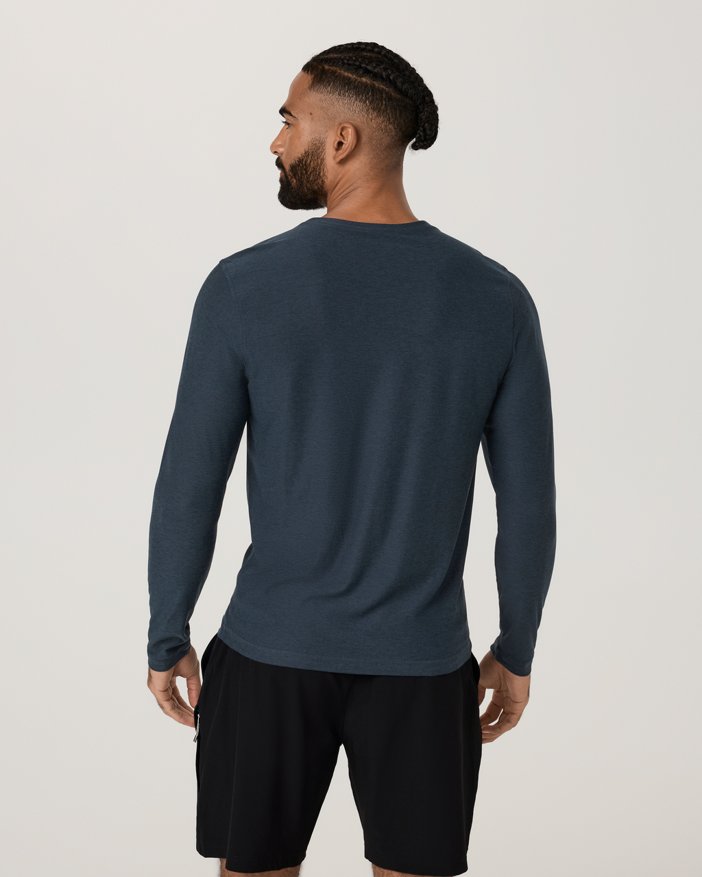 Long Sleeve Strato Tech Tee | Hemlock Heather