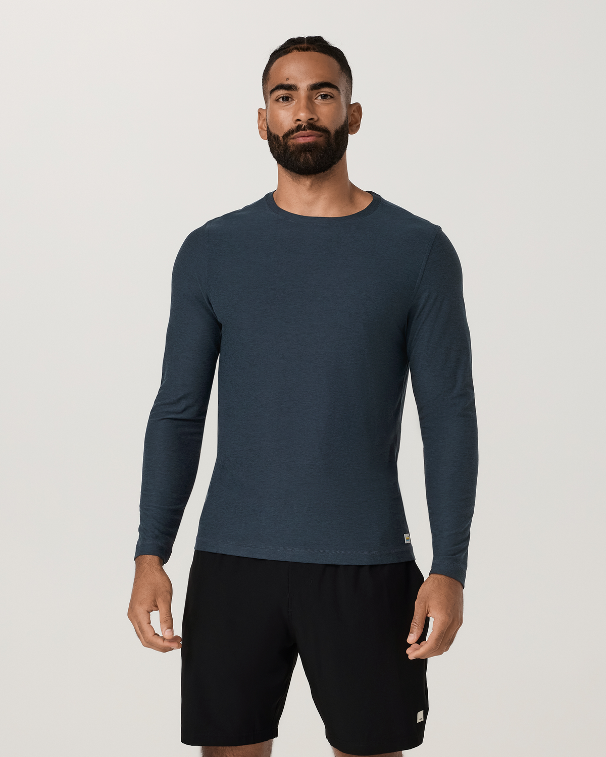 Long Sleeve Strato Tech Tee | Charcoal Heather