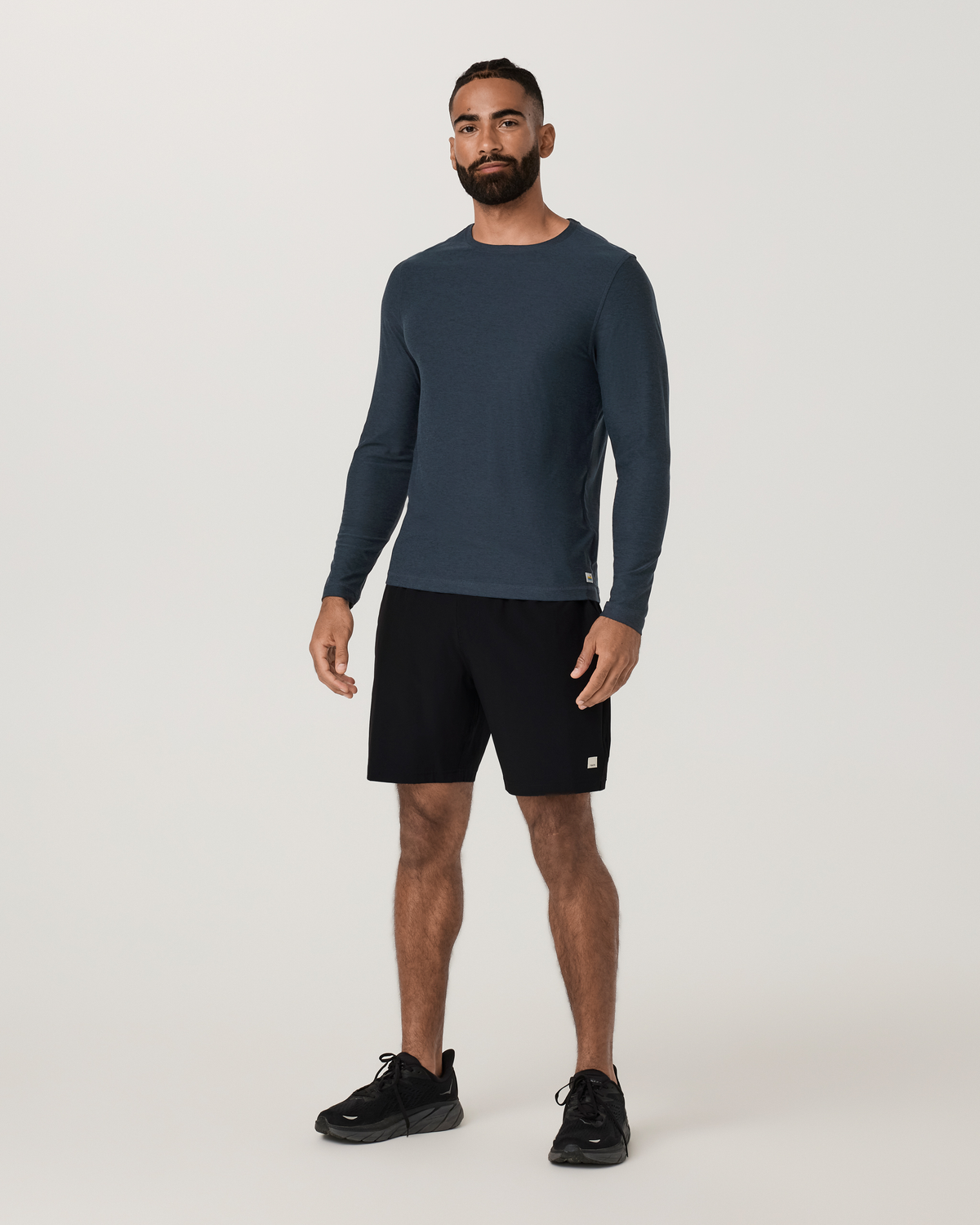 Long Sleeve Strato Tech Tee | Heather Grey
