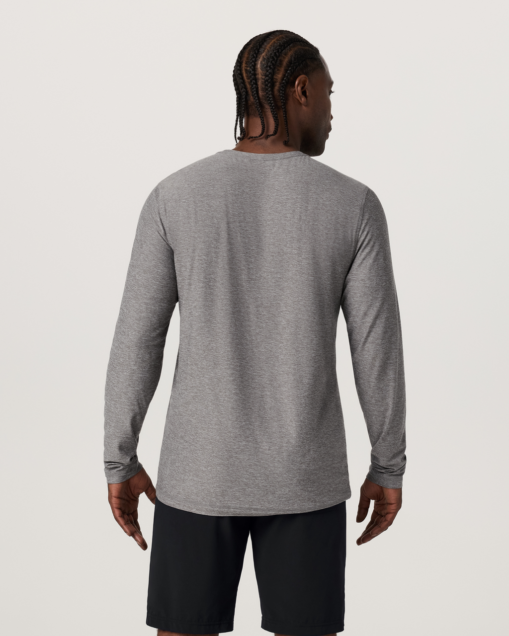 Long Sleeve Strato Tech Tee | Acorn Heather