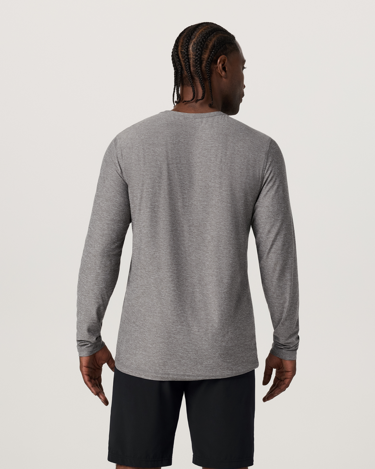 Long Sleeve Strato Tech Tee | Acorn Heather