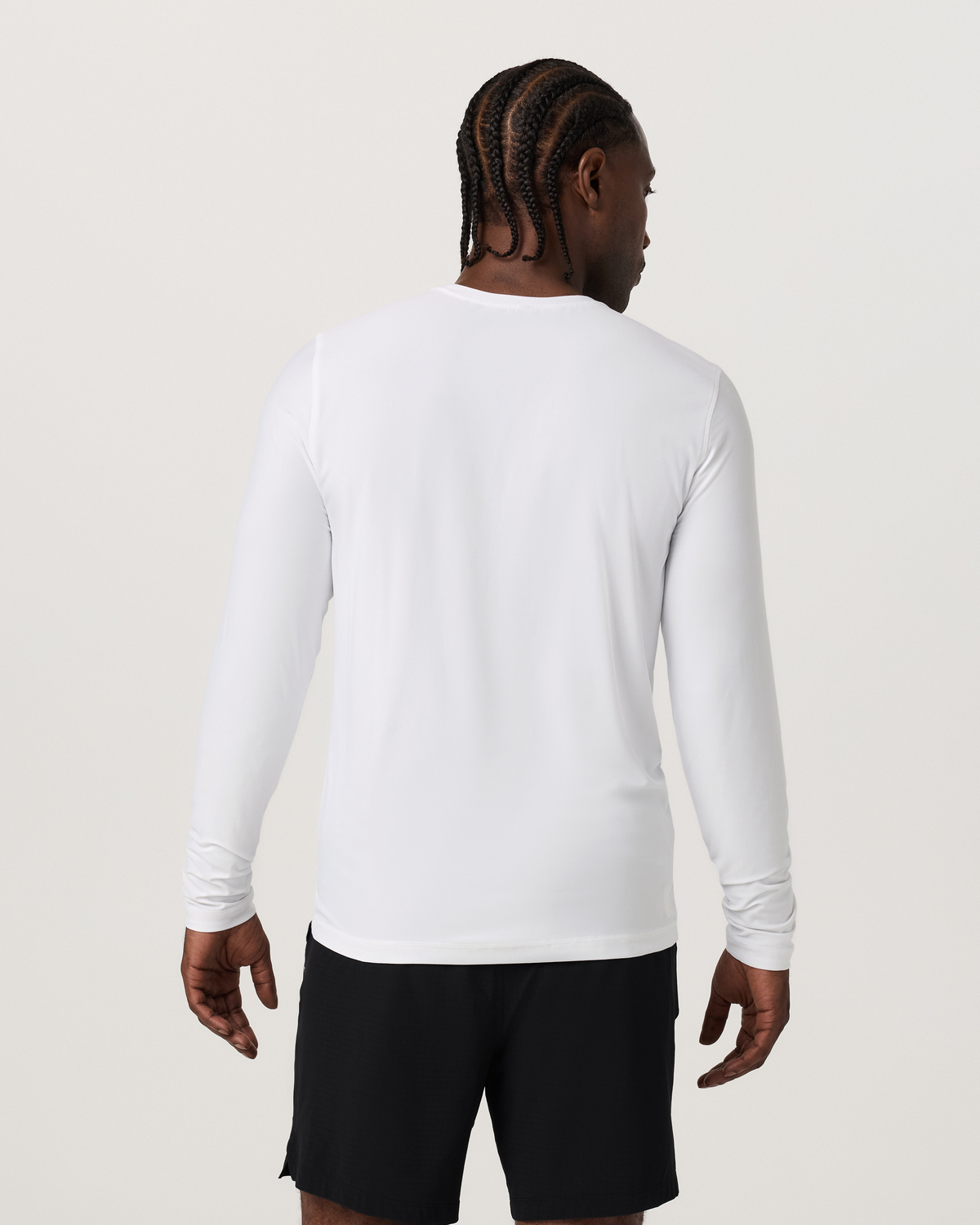 Long Sleeve Strato Tech Tee | Heather Grey
