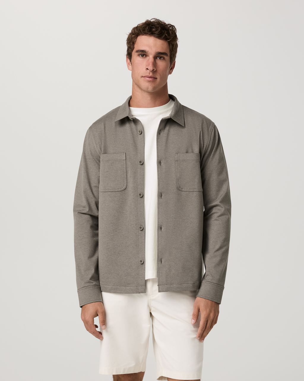 Coronado Shirt Jacket | Bay Blue Heather