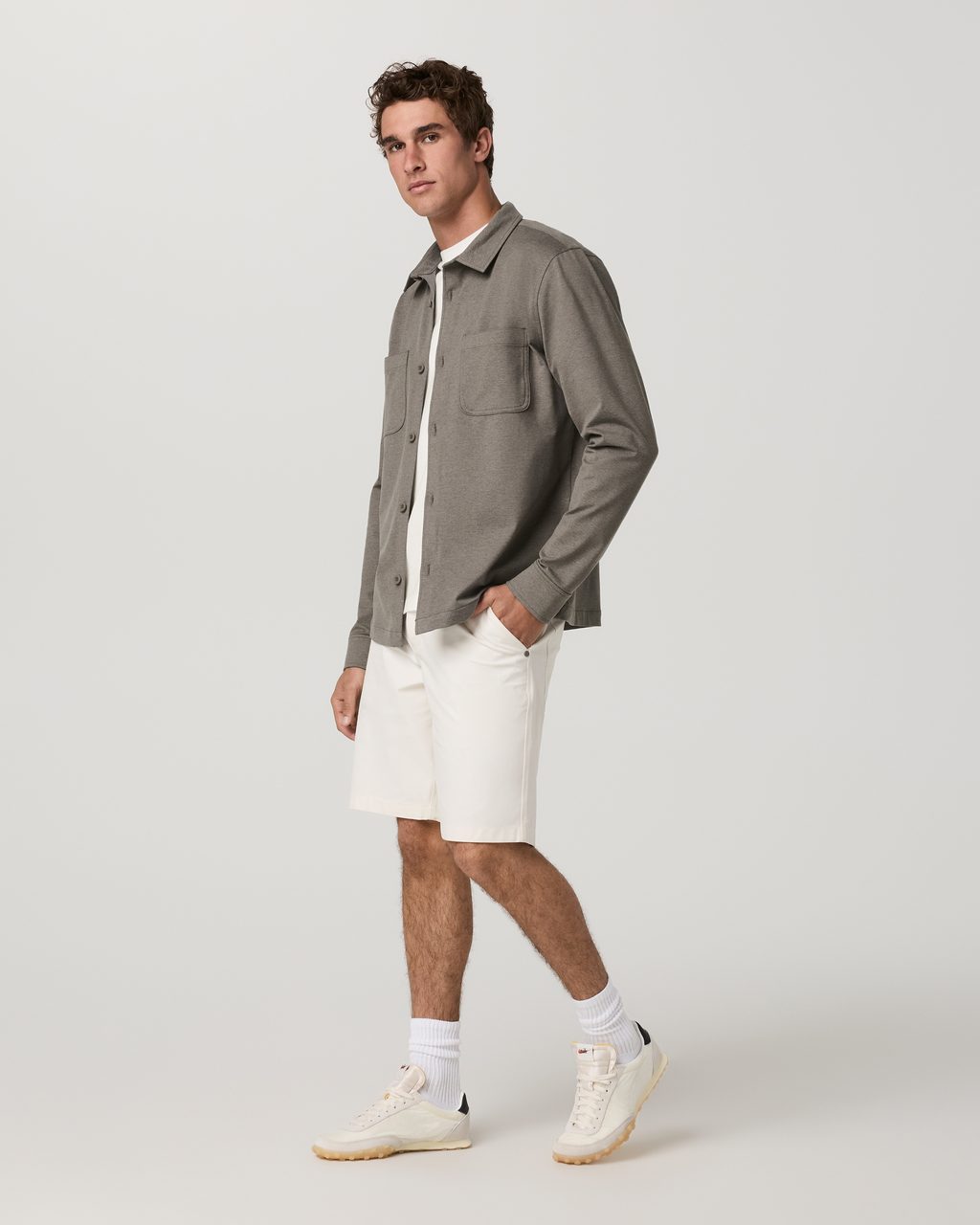 Coronado Shirt Jacket | Bay Blue Heather