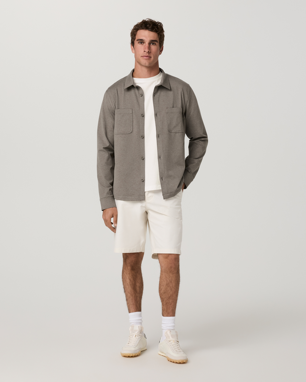 Coronado Shirt Jacket | Bay Blue Heather