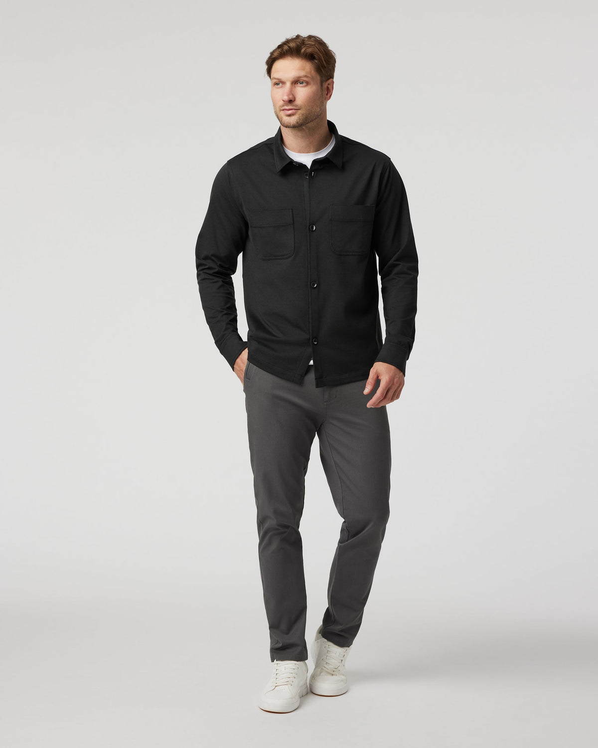 Coronado Shirt Jacket | Bay Blue Heather