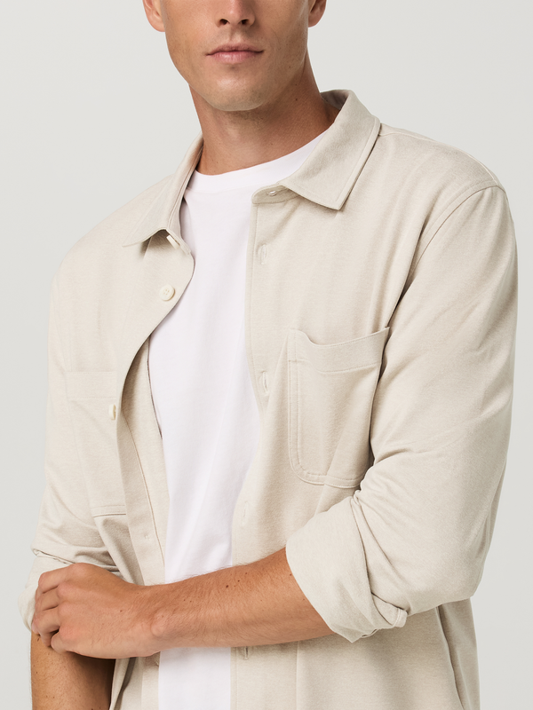 Coronado Shirt Jacket | Bay Blue Heather