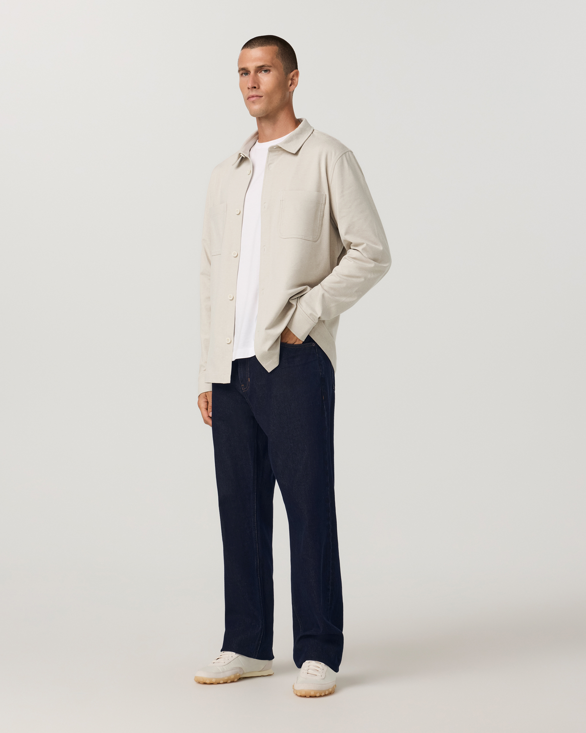 Coronado Shirt Jacket | Bay Blue Heather