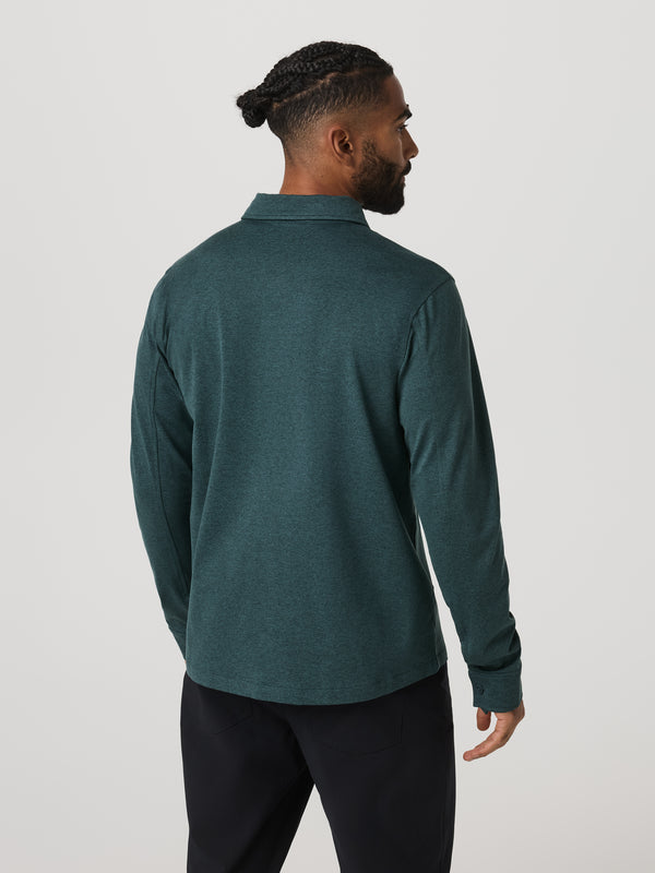 Coronado Shirt Jacket | Deep Sea Heather