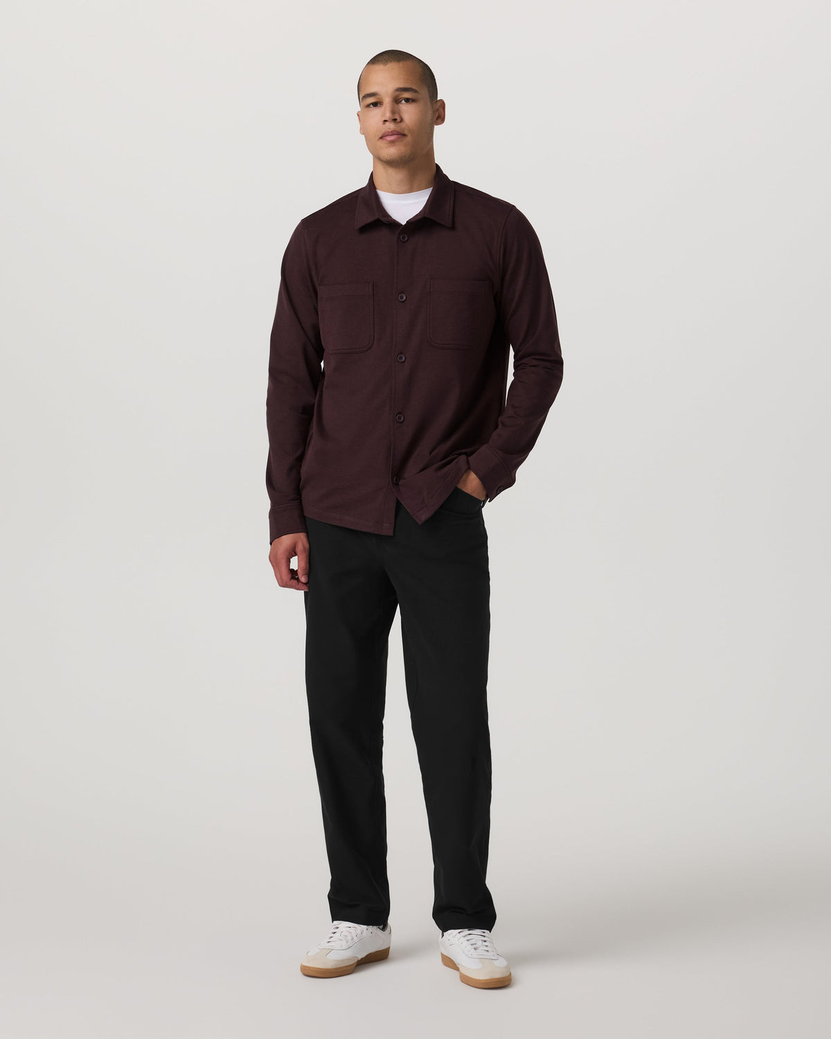 Coronado Shirt Jacket | Mahogany Heather