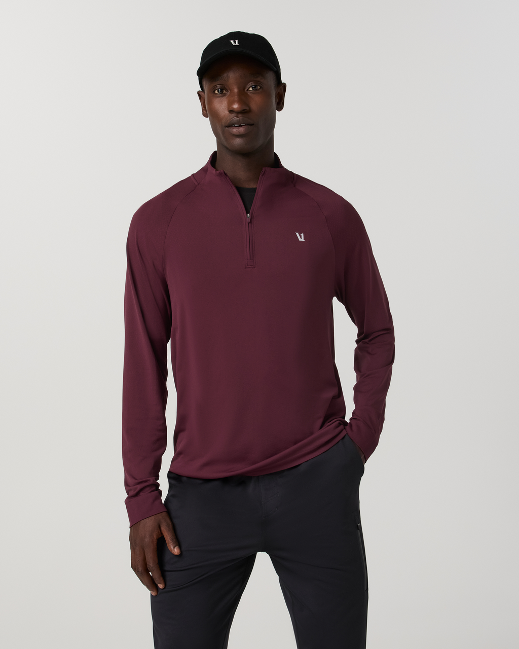 Clearview Seamless Quarter Zip | Fig