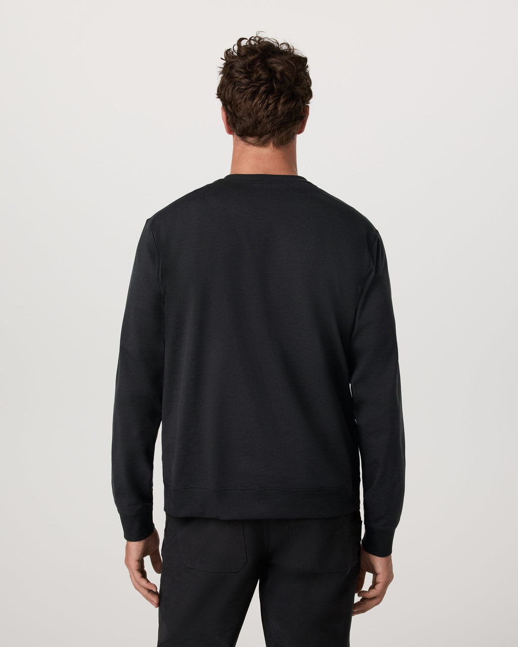 Long Sleeve Coronado Henley - Relaxed Fit | Black Heather