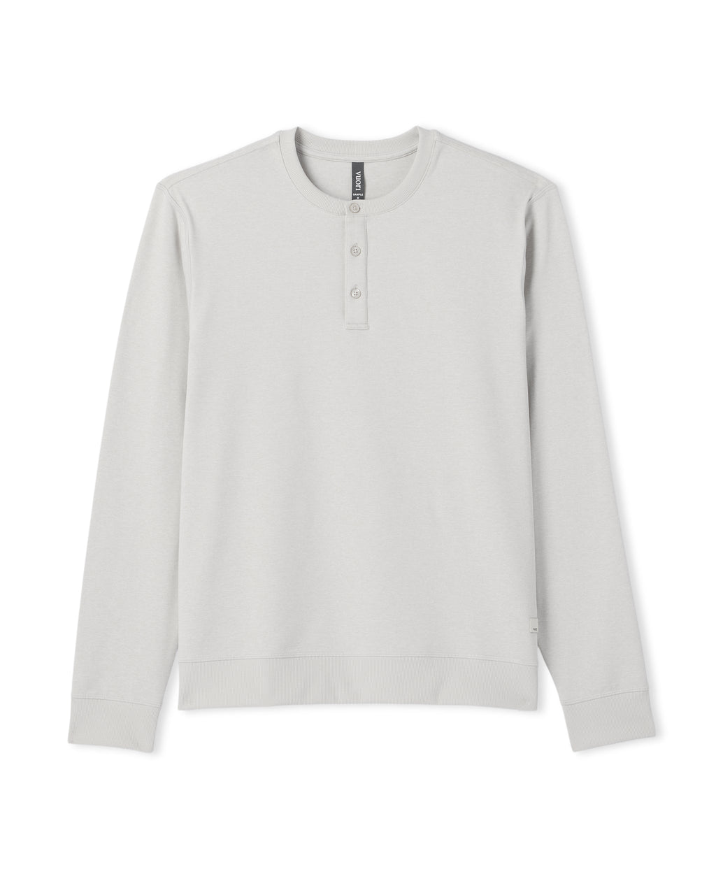 Long Sleeve Coronado Henley - Relaxed Fit | Black Heather