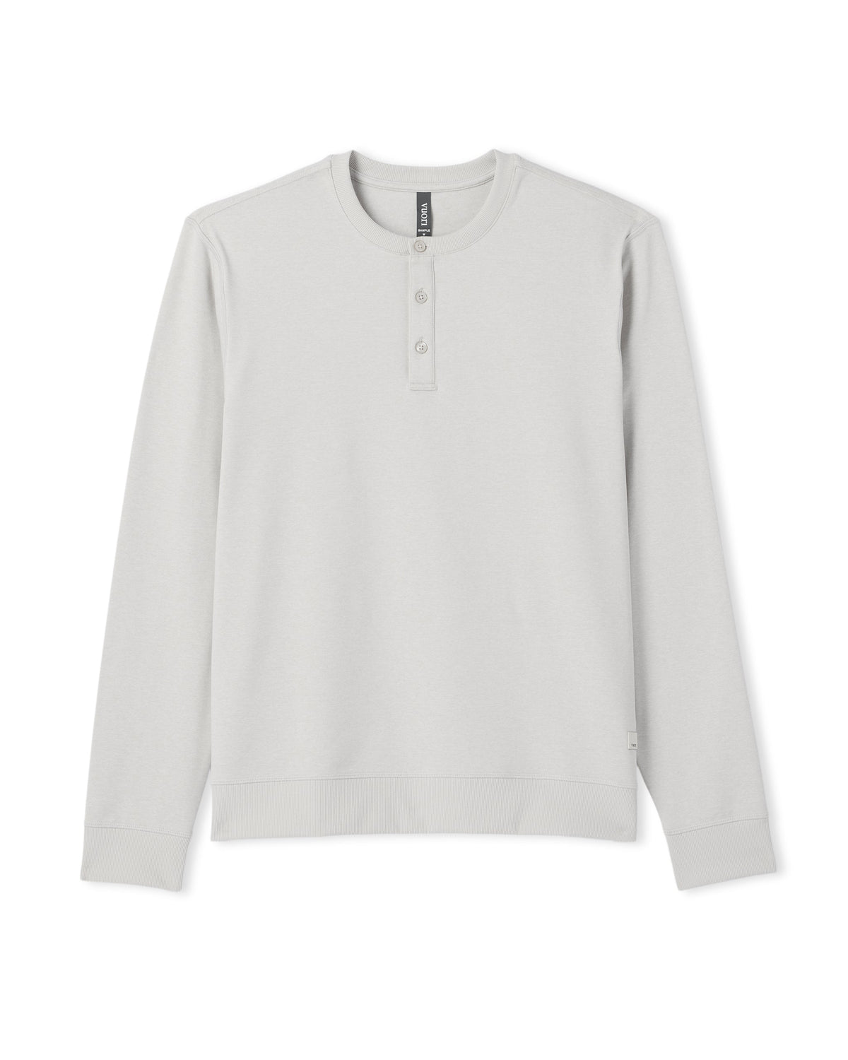Long Sleeve Coronado Henley - Relaxed Fit | Black Heather