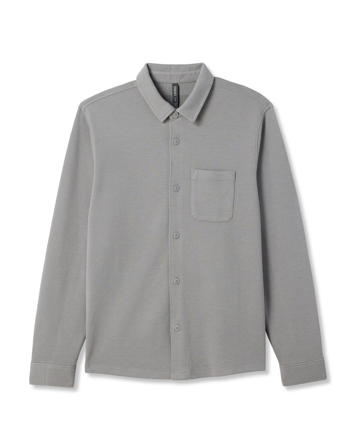 Long Sleeve Jeffreys Button Down Overshirt | Grey