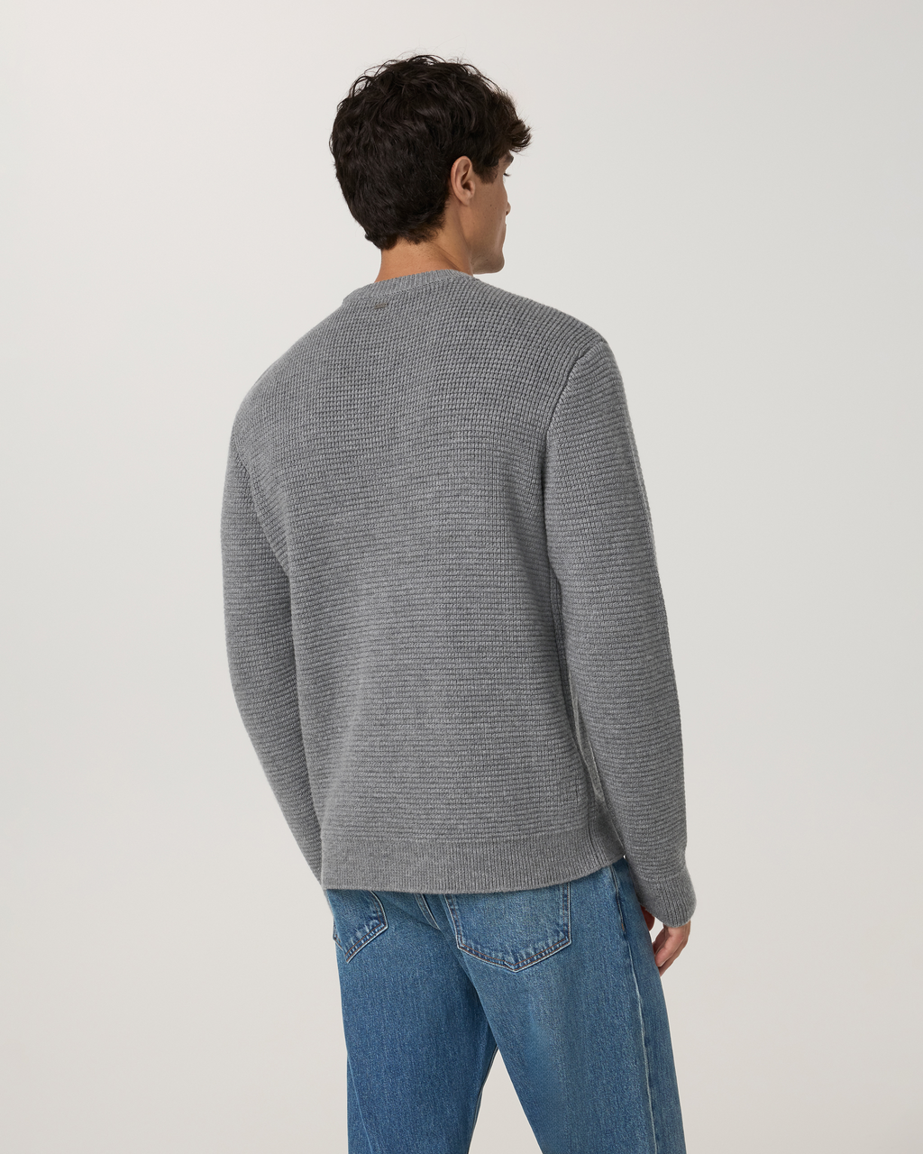Denver Waffle Crew Sweater | Hunter Green