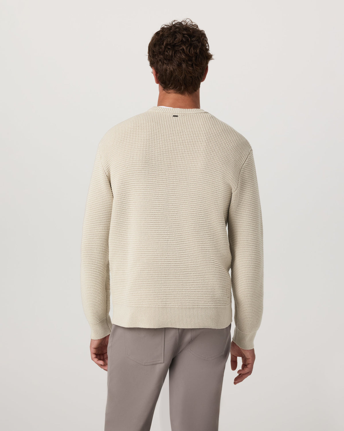 Denver Waffle Crew Sweater | Black
