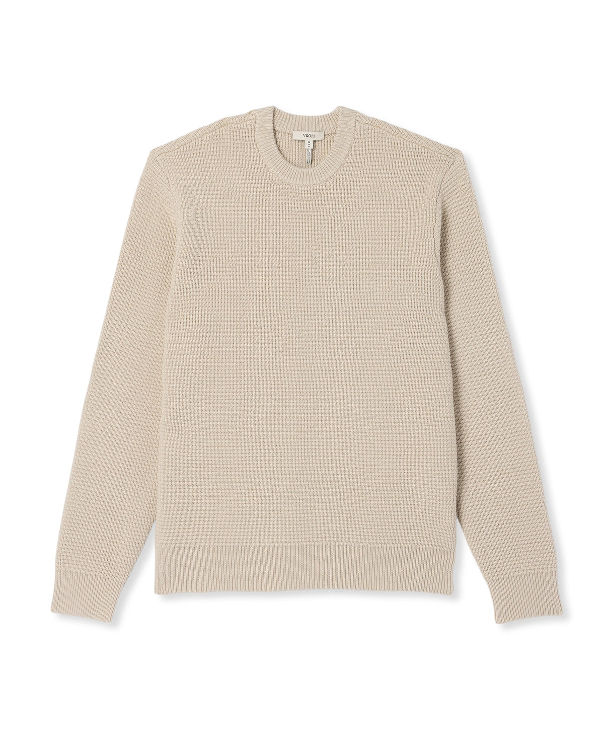 Denver Waffle Crew Sweater | Black